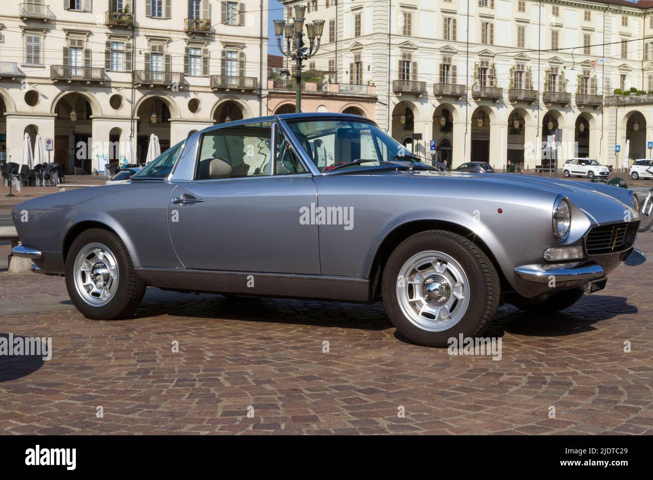 Fiat 124 Tjaarda Targa Stock Photo