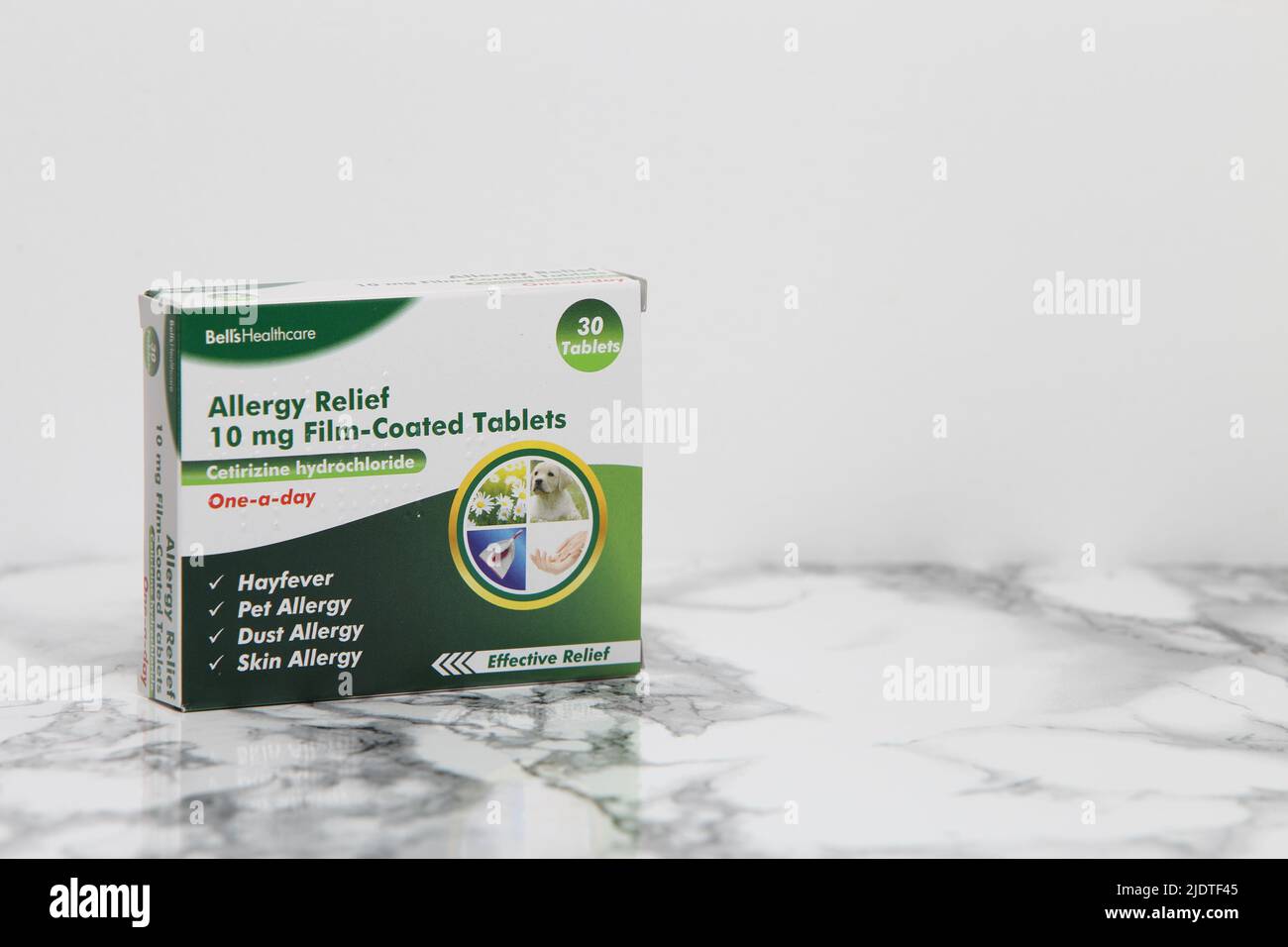 Bell's Healthcare Allergy Tablets Stock Photo - Alamy