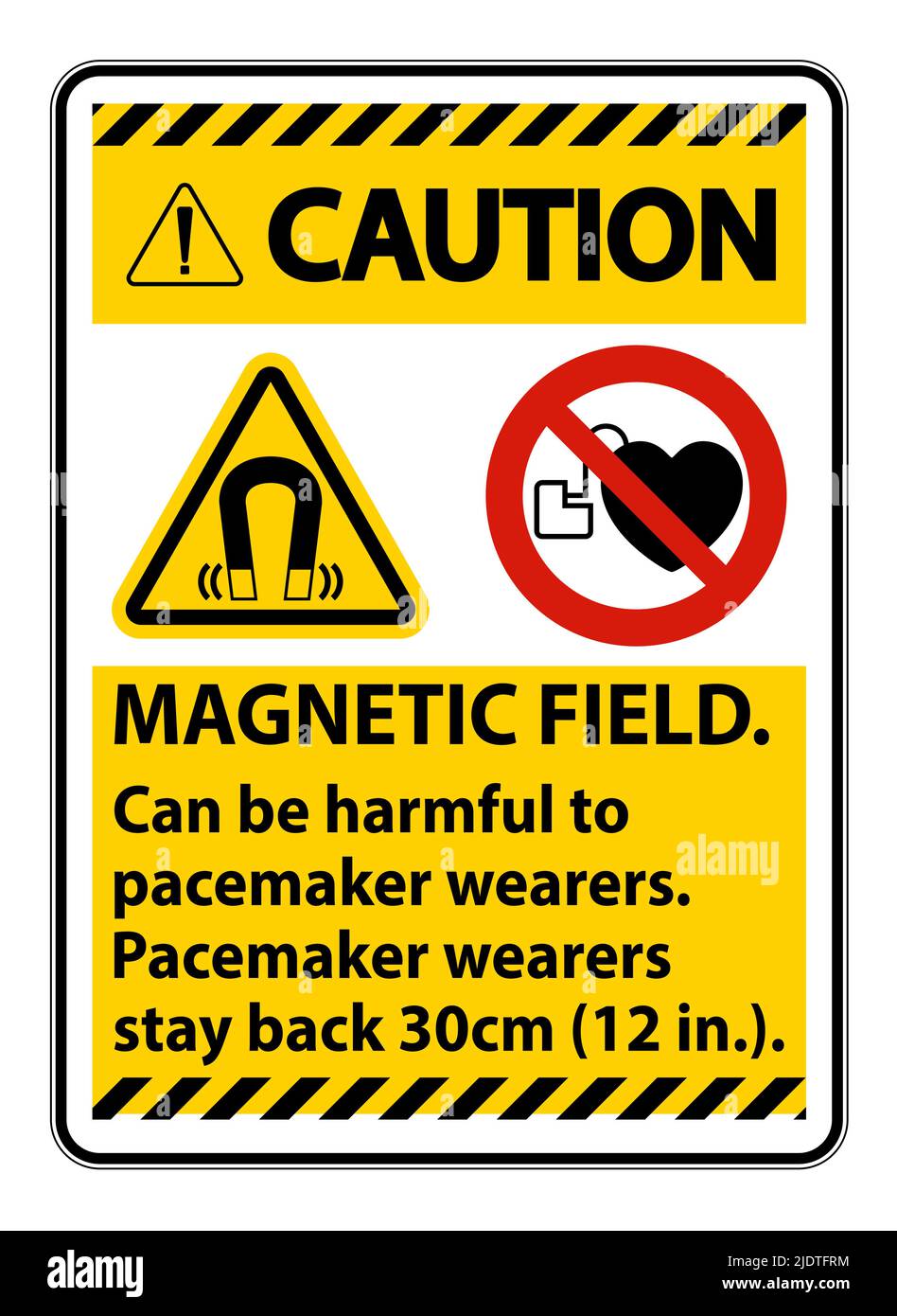 Caution field can be harmful to pacemaker wearers.pacemaker wearers.stay back 30cm