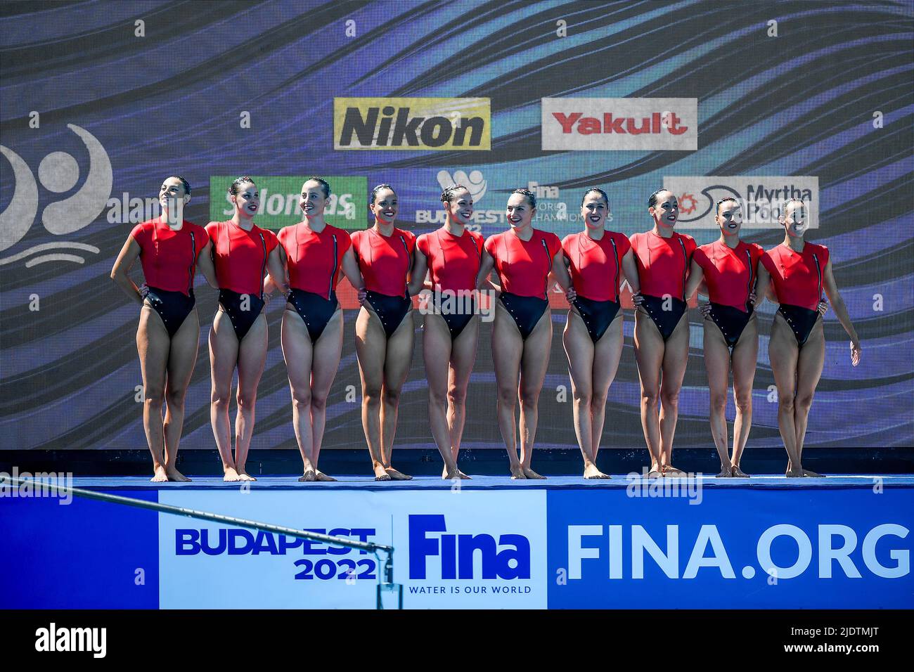 Team spain artistic swimming hires stock photography and images Alamy
