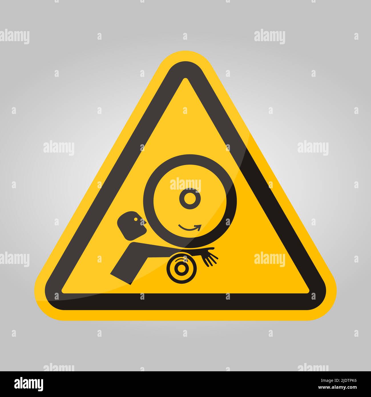 Arm in Rollers Symbol Sign Isolate On White Background,Vector Illustration EPS.10 Stock Vector
