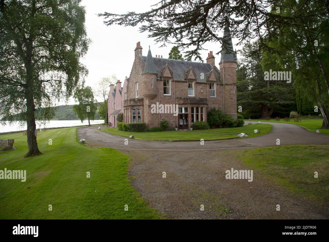 Bunchrew House Hotel, 16thcentury Inverness, Scotland Stock Photo Alamy