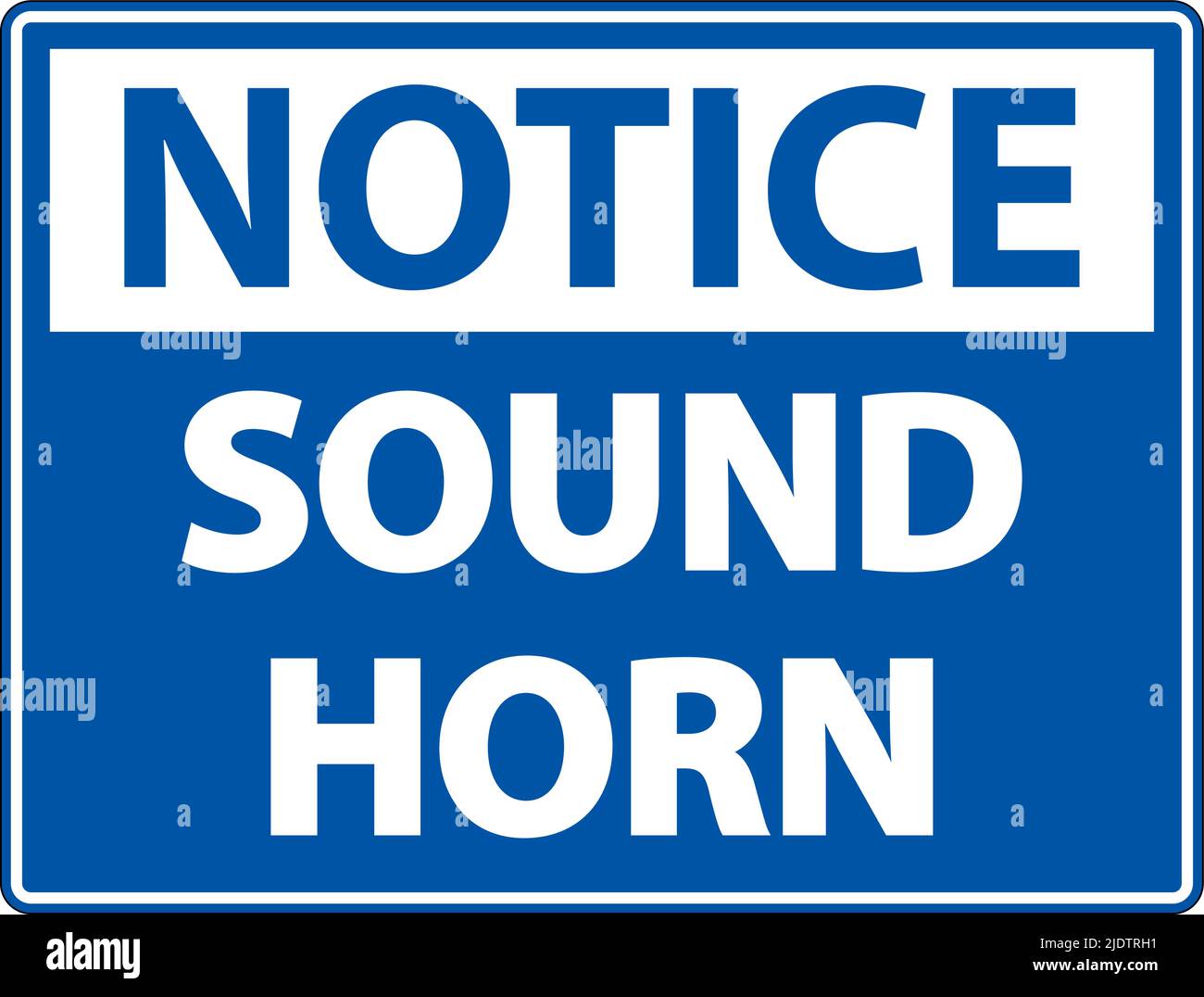 Notice Sound Horn Sign On White Background Stock Vector Image & Art Alamy