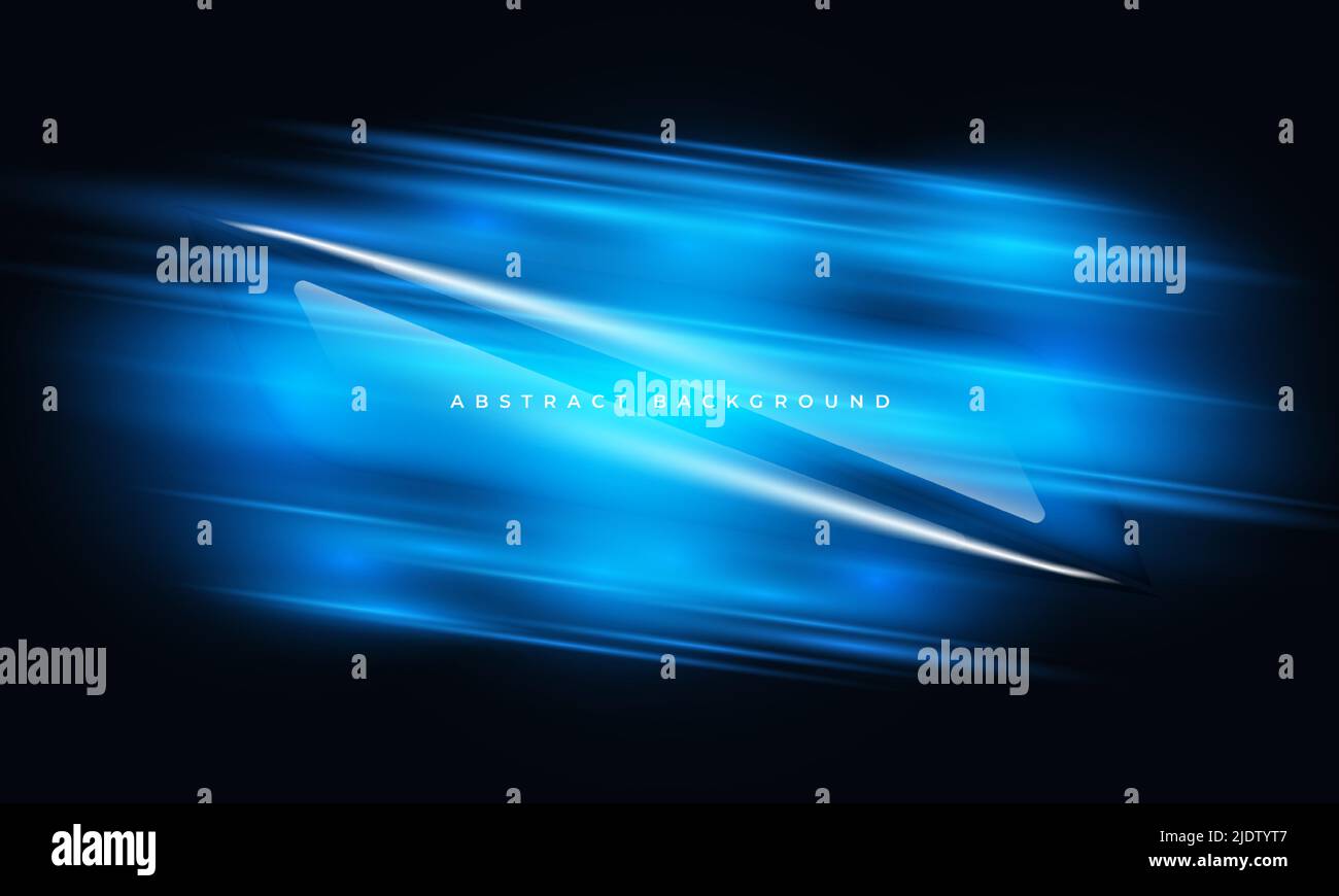 Black Rayed Blue Abstract black and blue modern background with diagonal rays. Vector ...