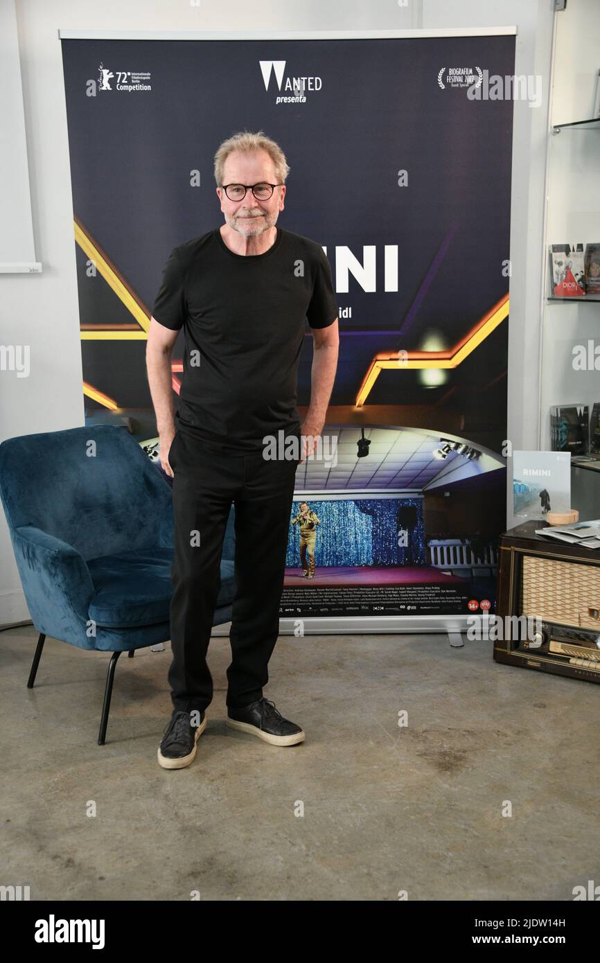 Milan, Italy. 23rd June, 2022. Milan, Photocall film Rimini by Ulrich Seidl, in the photo Ulrich Seidl, Credit: Independent Photo Agency/Alamy Live News Stock Photo