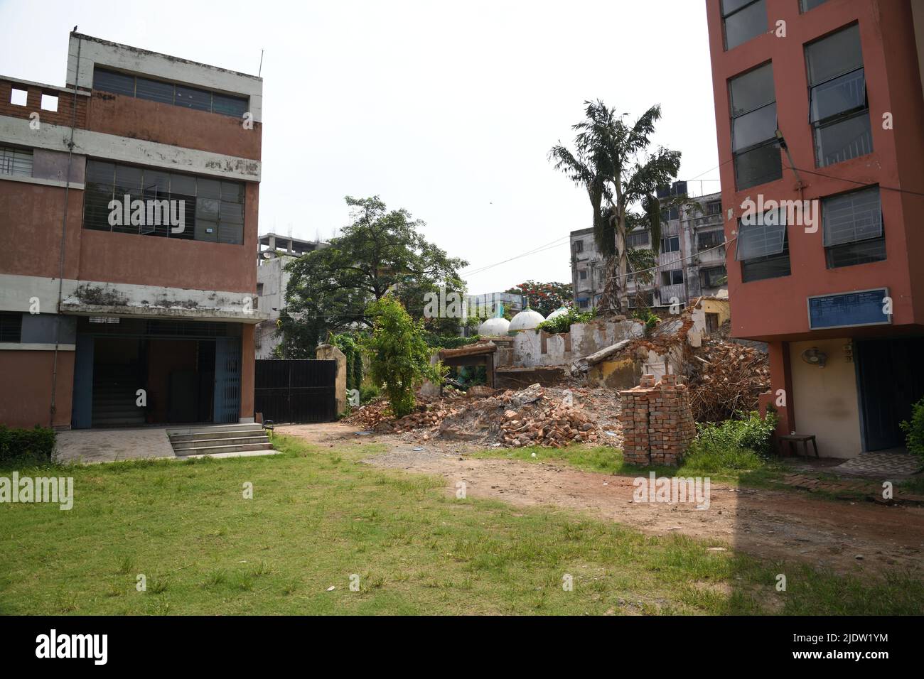 Demolished structure of Birla Industrial & Technological Museum. 19A