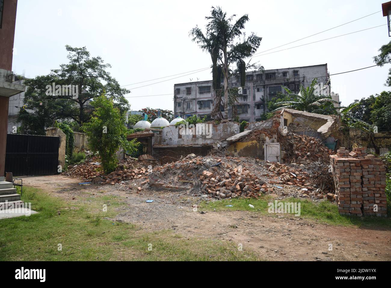 Demolished structure of Birla Industrial & Technological Museum. 19A