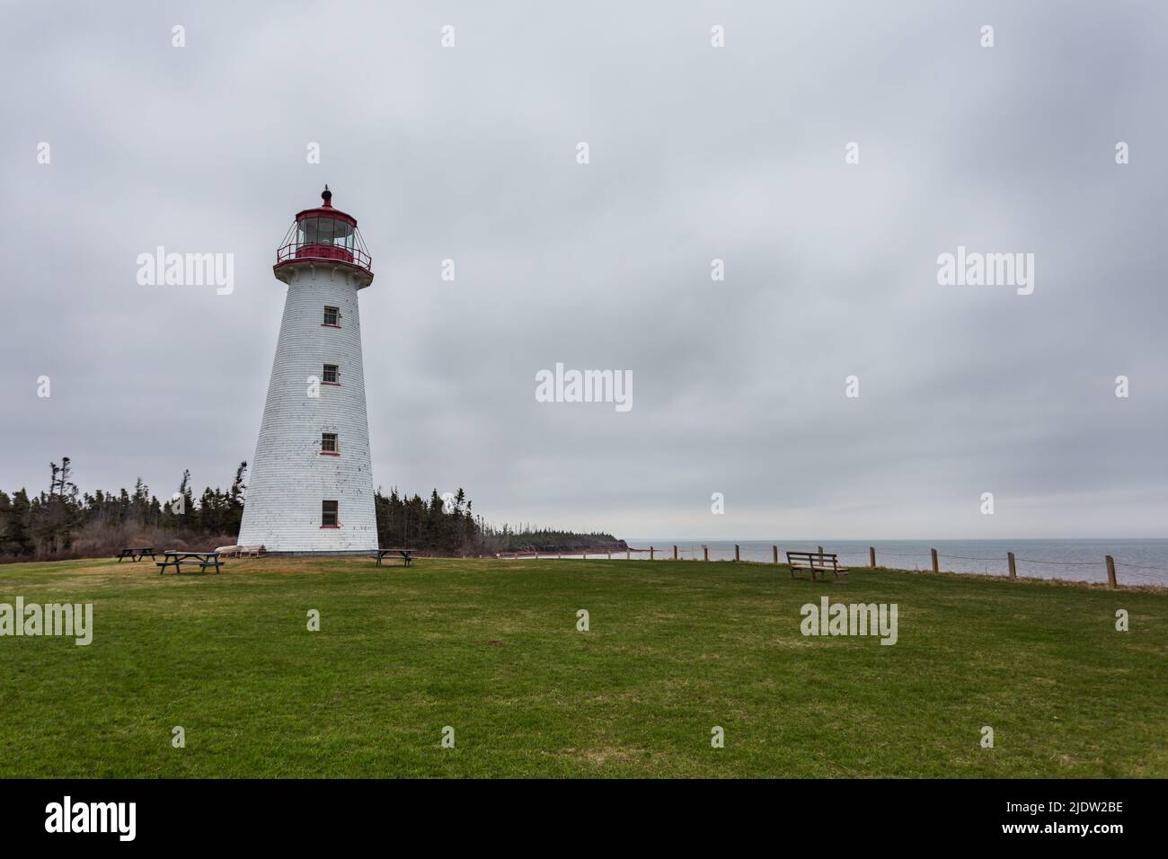 Point Prim Light house, Northumberland Strait, Belfast, Prince Edward ...