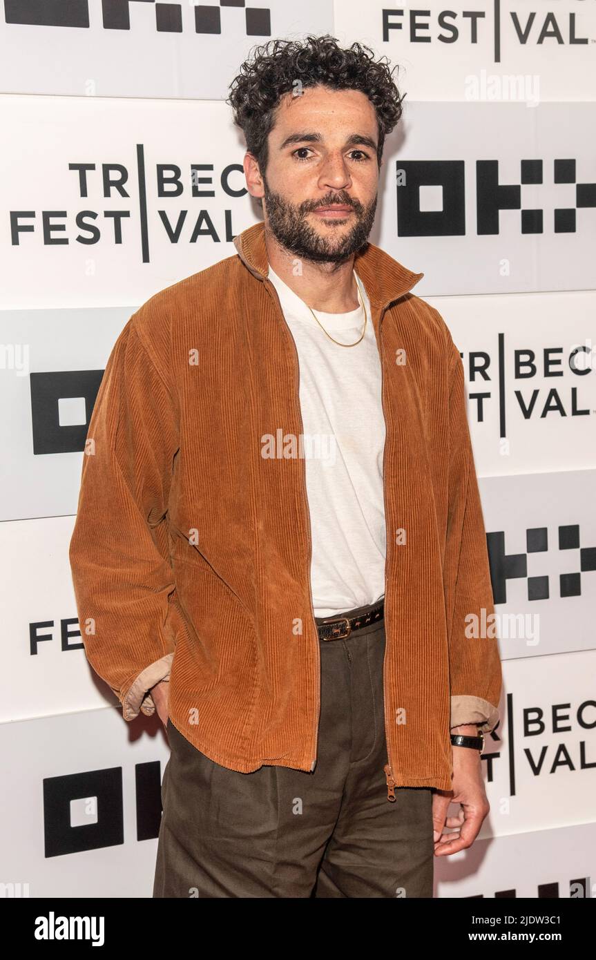 New York, NY - June 14, 2022: Christopher Abbott attends 'The Forgiven' premiere during Tribeca Film Festival at BMCC Stock Photo