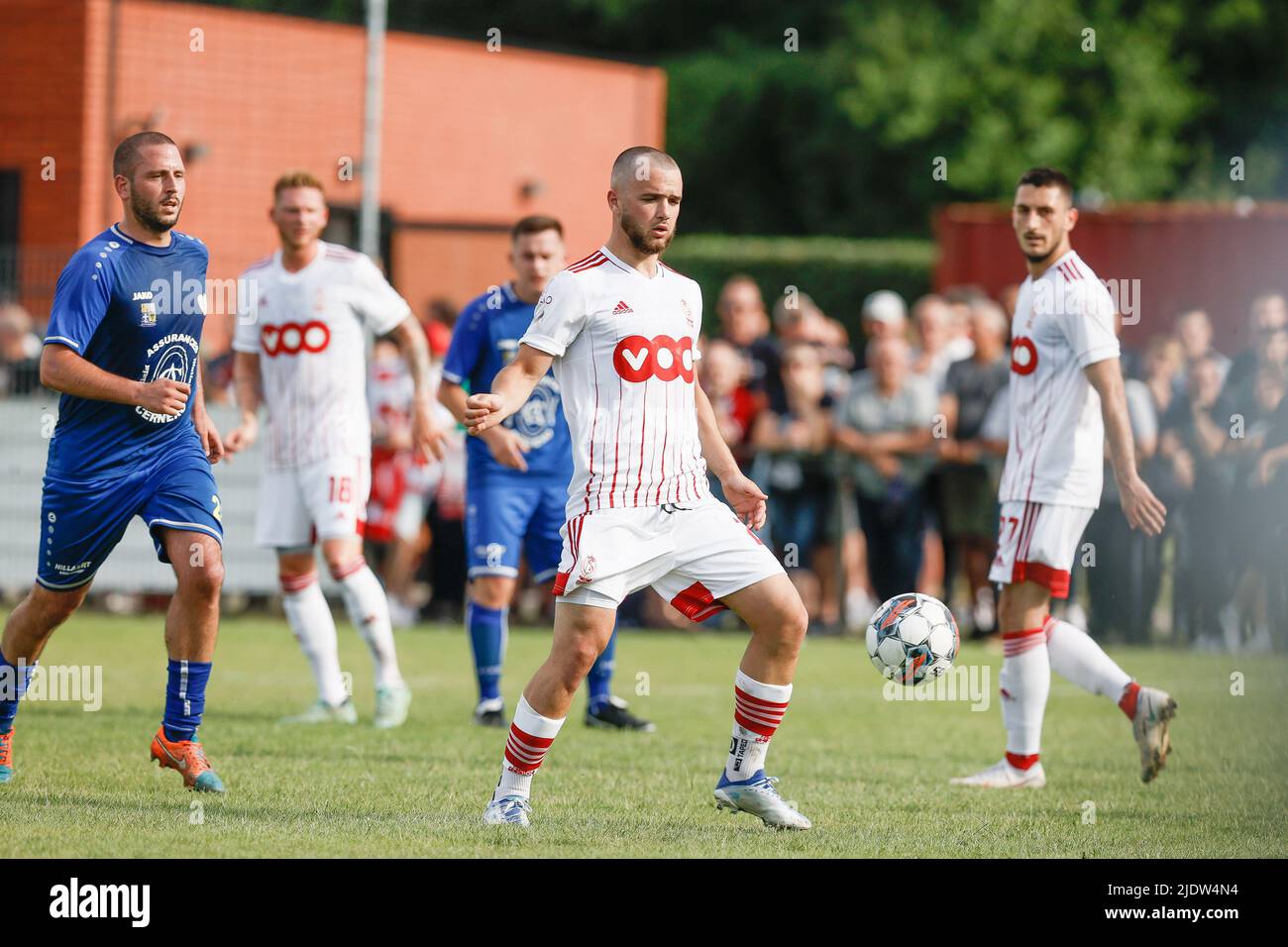 Fayt les Manage Belgium 23 June 2022 Standard s Nicolas Raskin Pictured In Action During A 