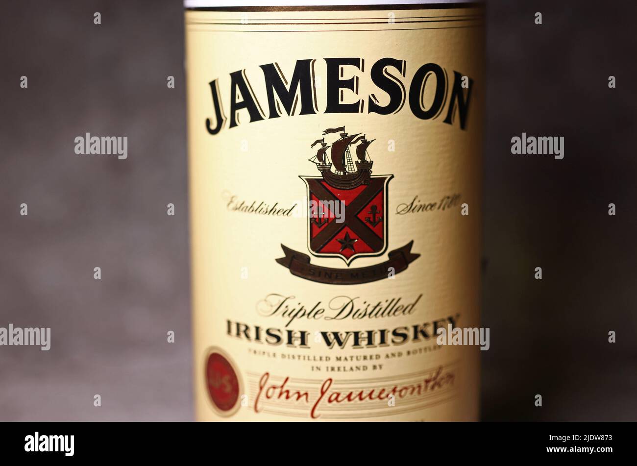 Jameson, Irish whiskey, from the Irish Distillers Stock Photo Alamy