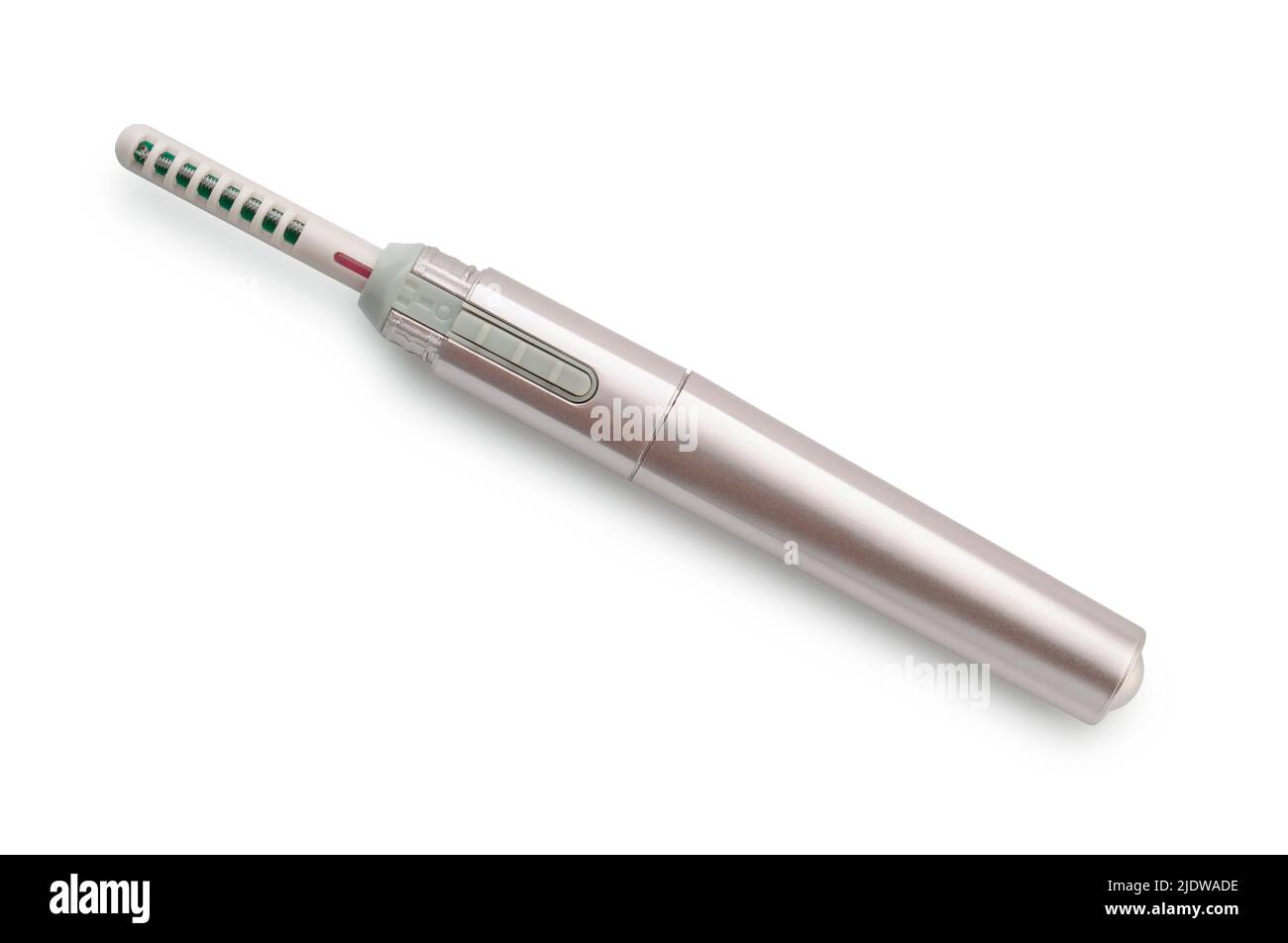 Top view of electric nose and ear trimmer isolated on a white Stock Photo