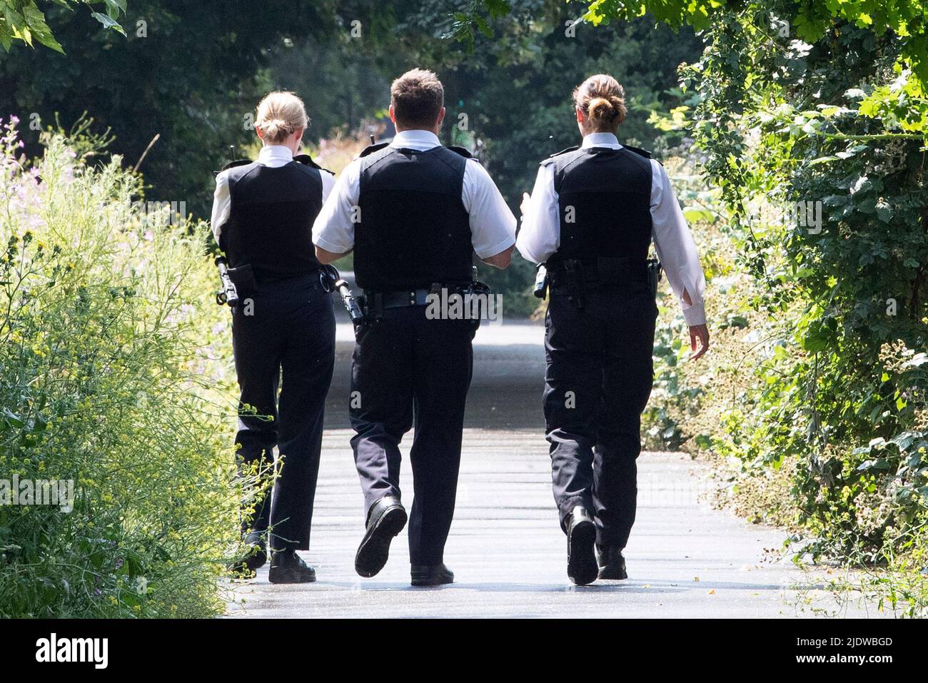 London ,United Kingdom  -23/06/2022.  UPDATE - ARREST MADE IN CONNECTION WITH HACKNEY MARSH SEX ATTACKS.  - Woman and girls are being warned to be vig Stock Photo