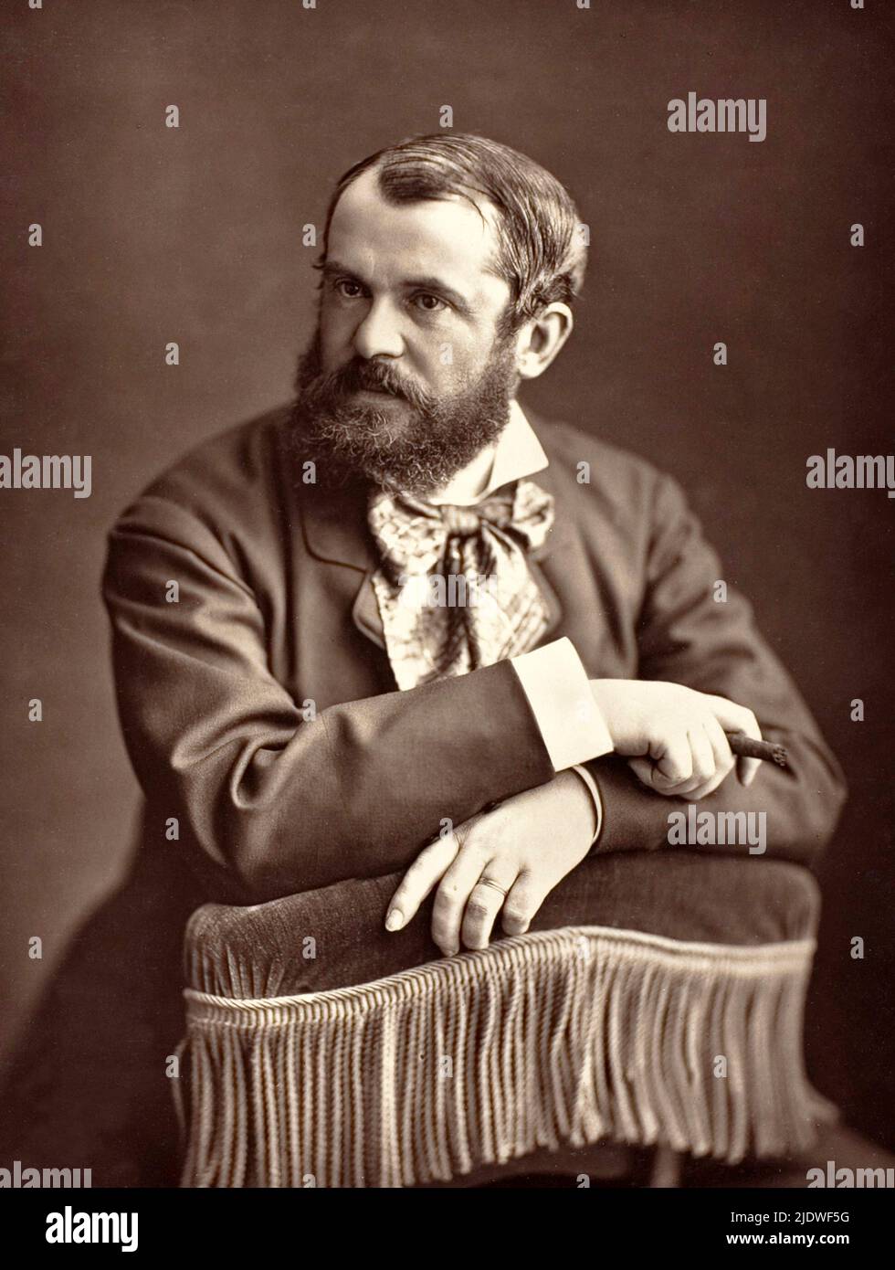 Antoine Gustave Droz (French writer, 1832-1895) by Nadar Stock Photo