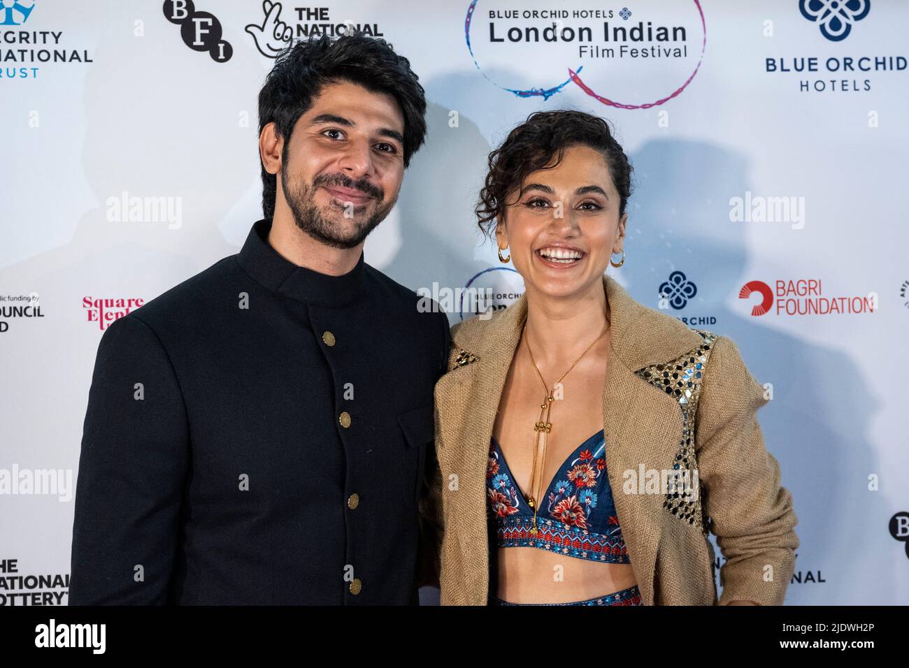 London, UK. 23 June 2022. (L) Pavail Gulati, Dobaaraa Actor, And ...