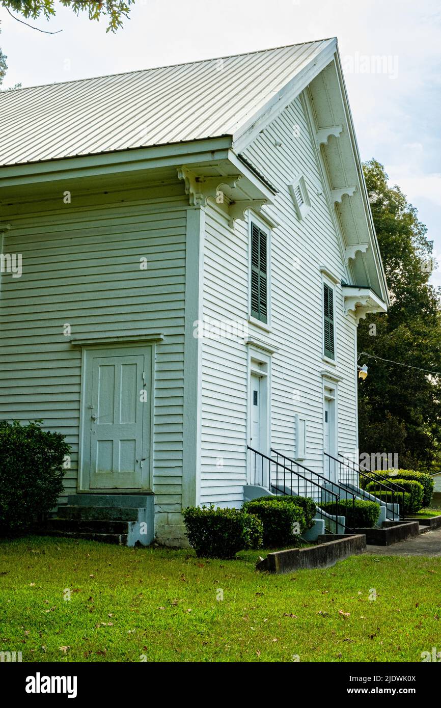 Sardis Baptist Church, GA Route114, Lyerly, Stock Photo Alamy