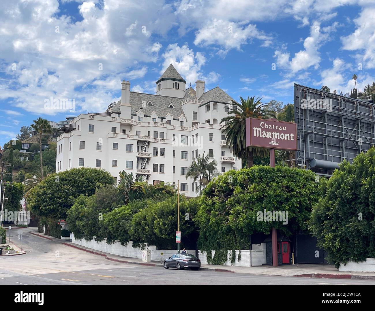 Chateau Marmont, hotel, Sunset Strip, West Hollywood, Los Angeles Stock Photo