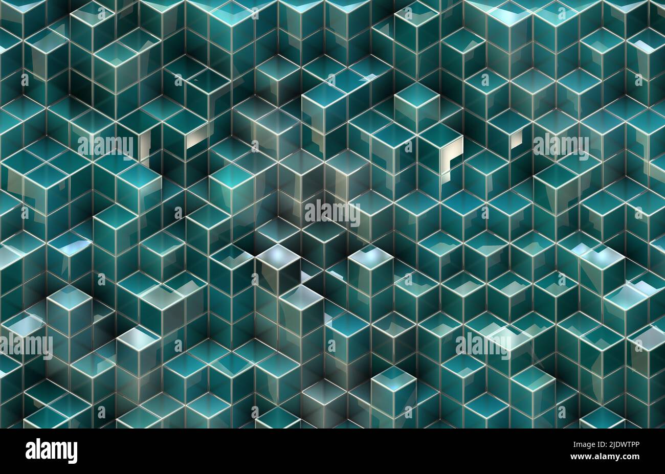 modern cubes wallpaper Stock Photo - Alamy