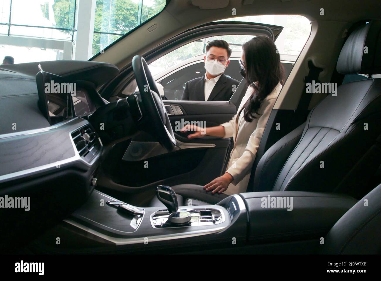 June 23, 2022, Jakarta, Jakarta, Indonesia Premium car customers view