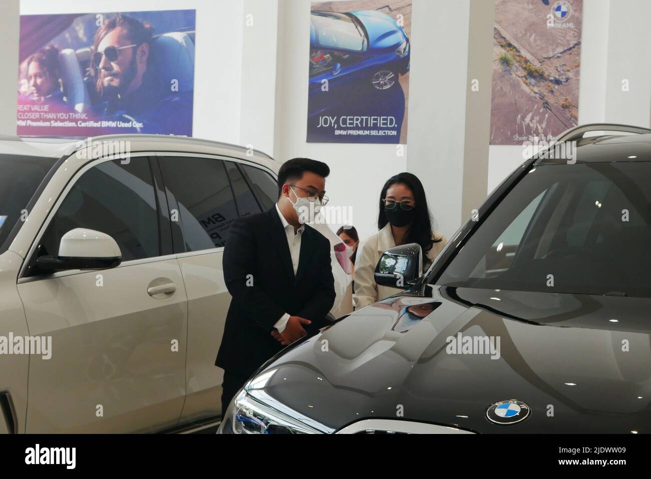 June 23, 2022, Jakarta, Jakarta, Indonesia Premium car customers view