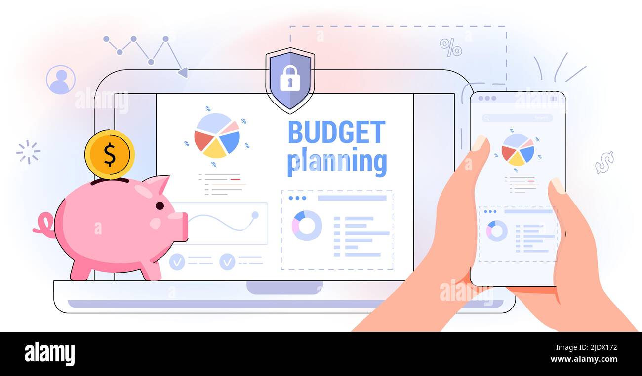 Financial planning app for earnings and expenses control Budget