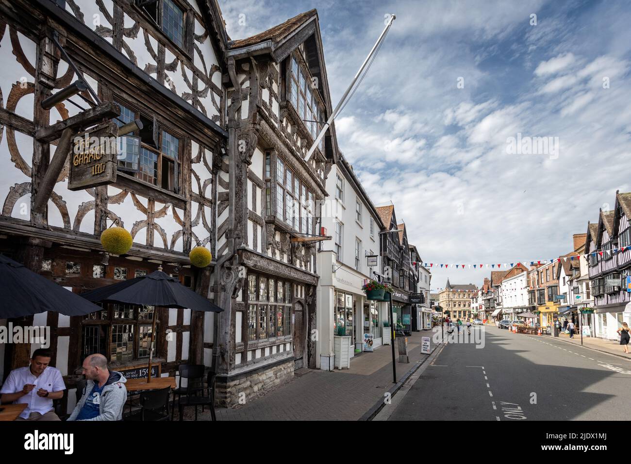 Harvard House an historic tudor timber framed building owned by the