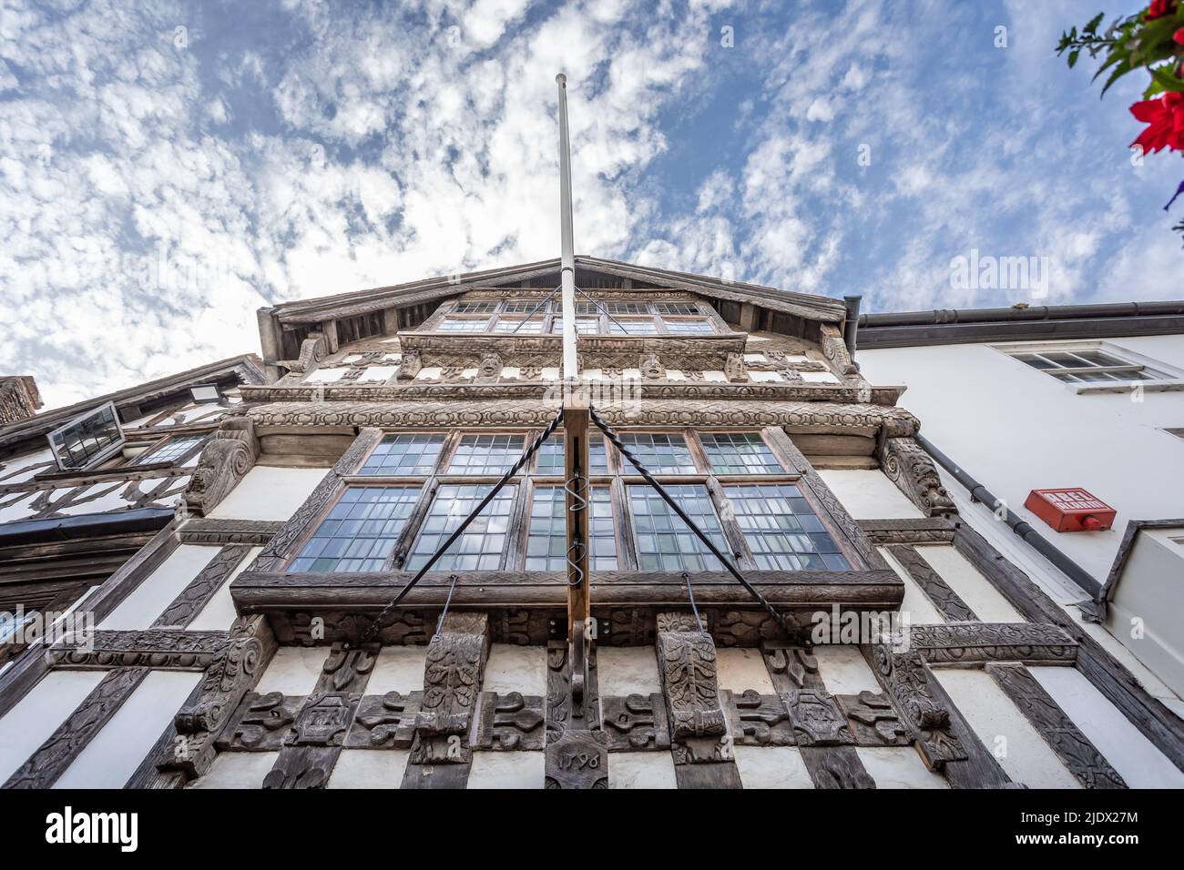Harvard House an historic tudor timber framed building owned by the