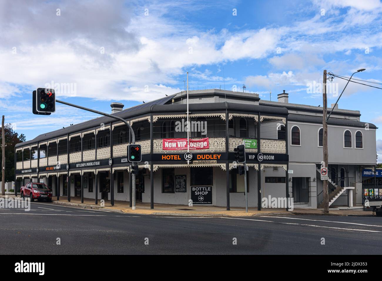 The Hotel Dudley in Bathurst, New South Wales Stock Photo