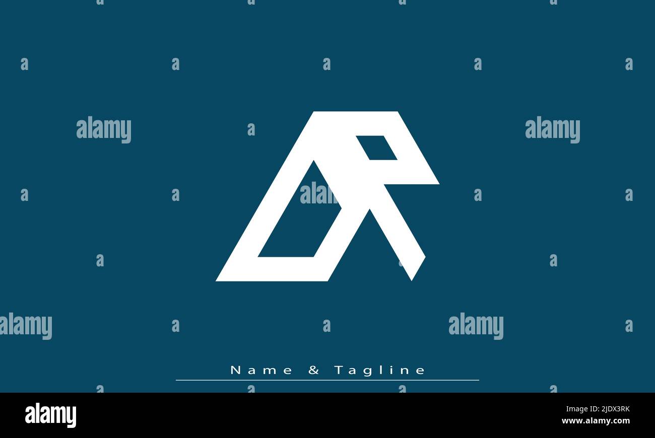 Alphabet letters Initials Monogram logo DP , PD Stock Vector