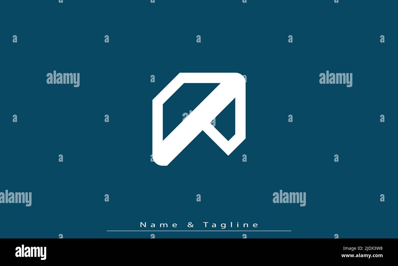 Alphabet letters Initials Monogram logo DP , PD Stock Vector