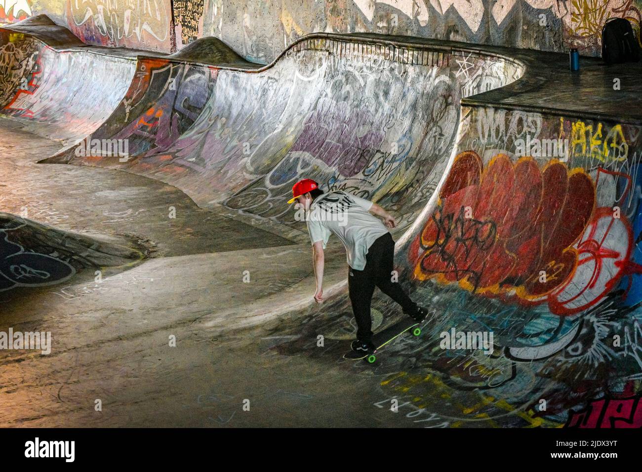 Leeside Tunnel, Skateboard Park, East Vancouver, British Columbia