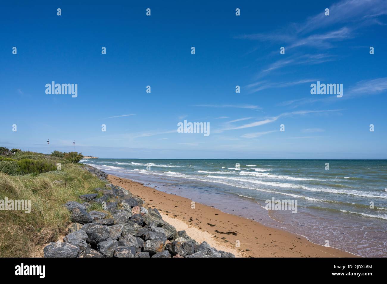 SaintLaurentsurMer, France May 29th 2022 Omaha beach known from