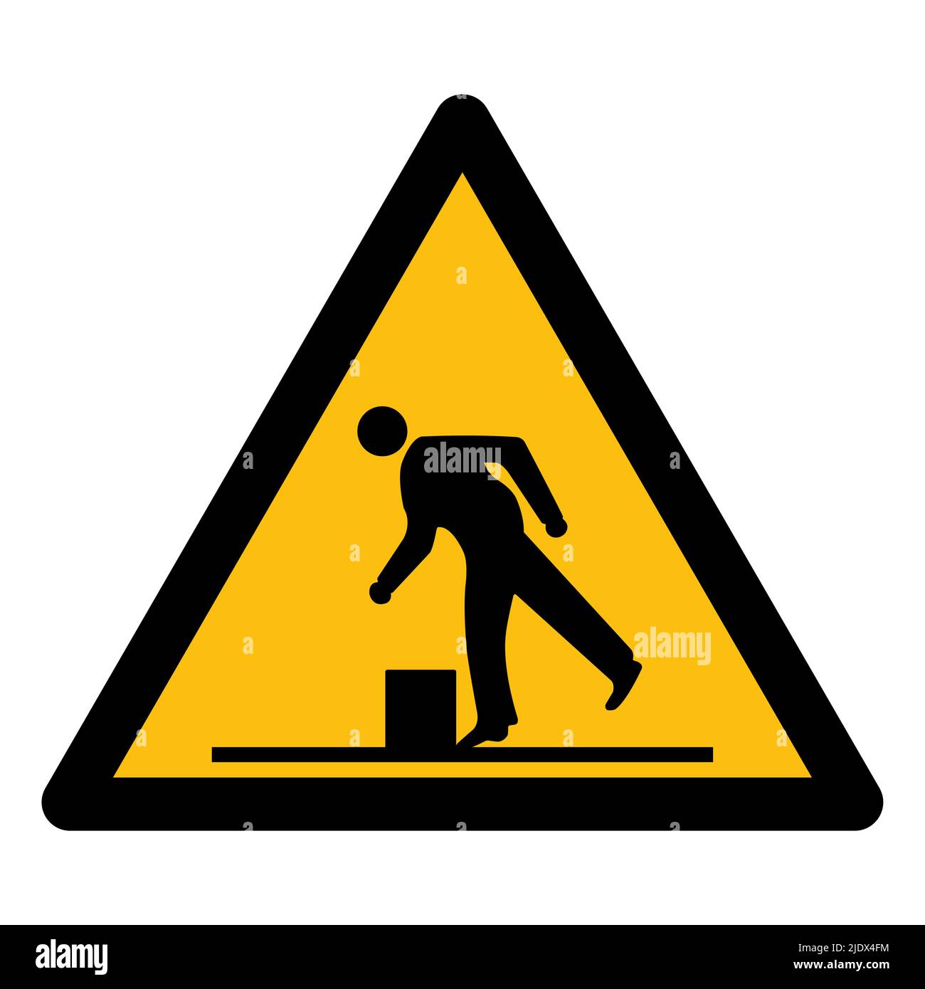 Avoid Obsatcles Sign Beware Obstacles Symbol Isolate On White Background,Vector Illustration ...