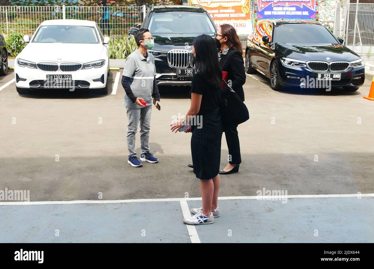 June 23, 2022, Jakarta, Jakarta, Indonesia Premium car customers view