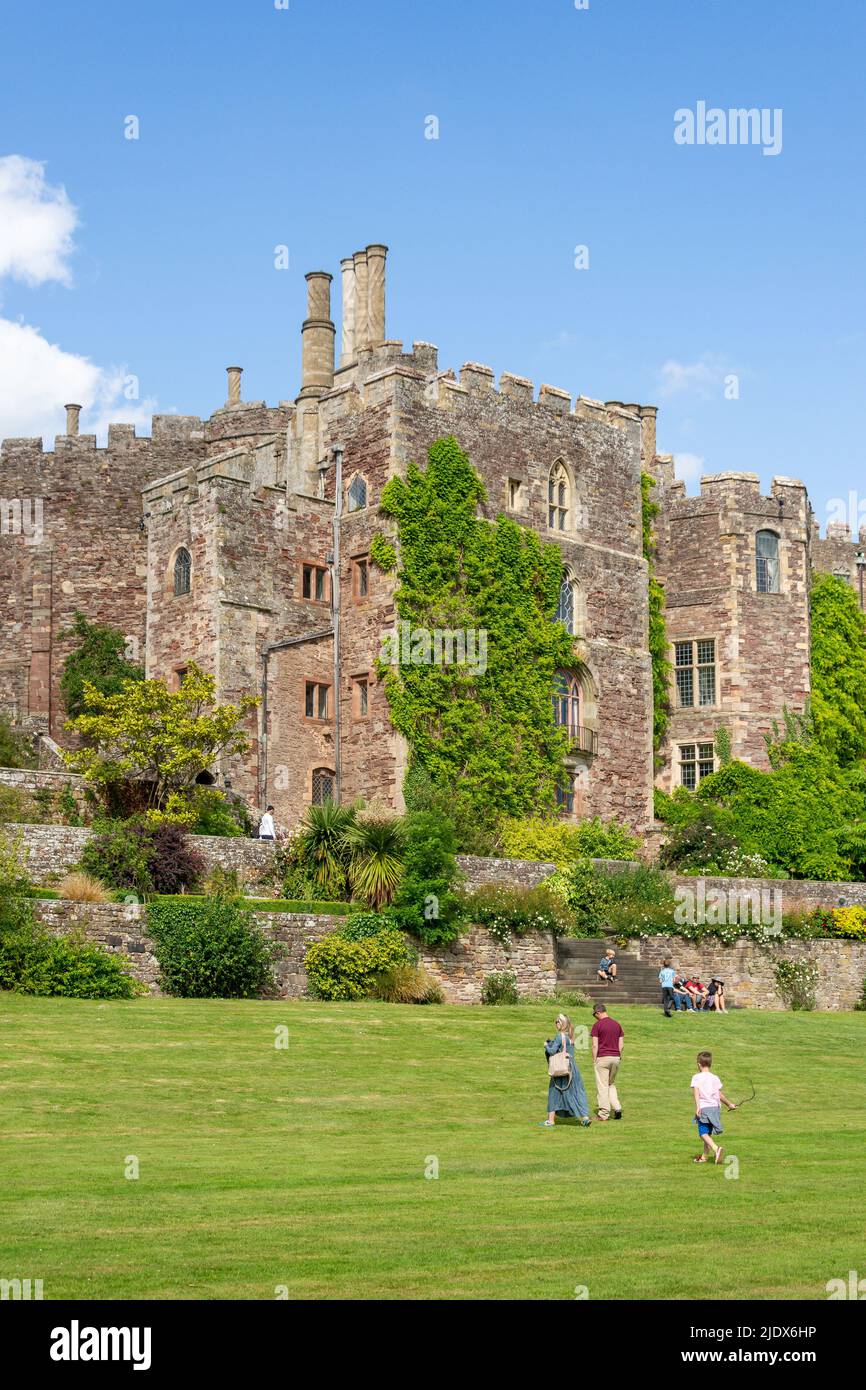 Berkeley Castle and gardens, Berkeley, Gloucestershire, England, United Kingdom Stock Photo