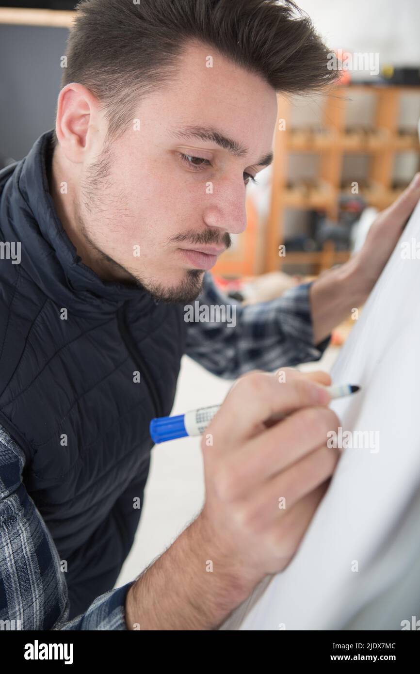 Notepad organization chart design hi-res stock photography and images ...