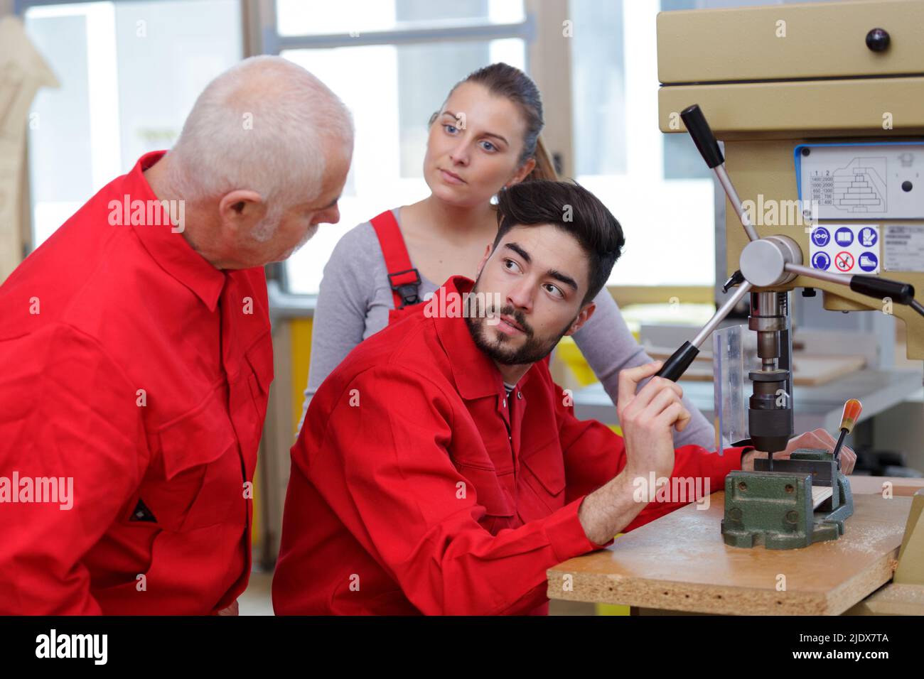 Industrial trainer apprentice hi-res stock photography and images - Alamy