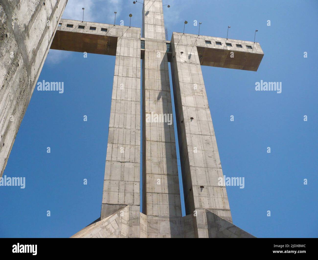 third millennium cross, Coquimbo, Chile Stock Photo