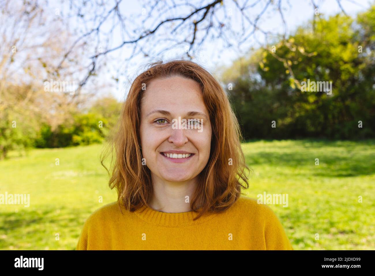 Half portrait happy caucasian woman hi-res stock photography and images ...