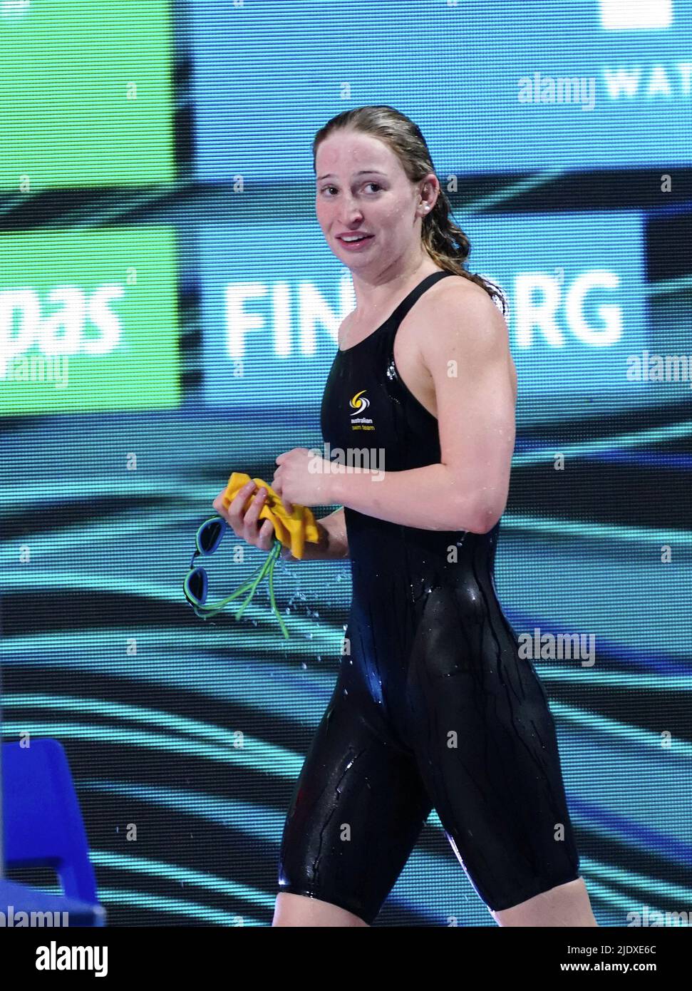 Budapest, Hungary. 23rd June 2022. Mollie O'Callaghan (AUS) gold