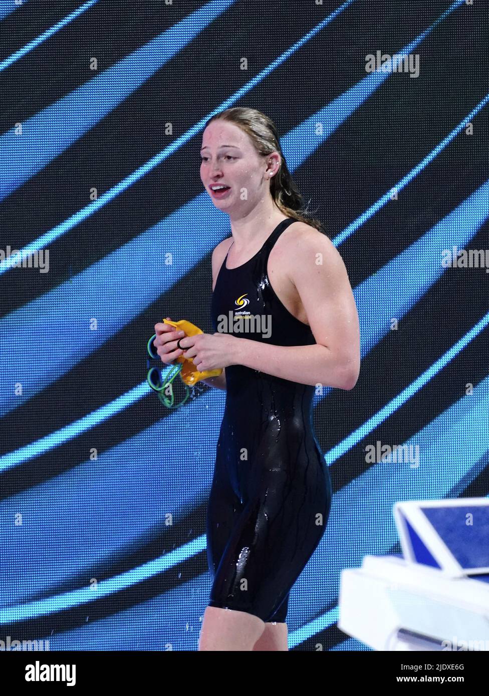 Budapest, Hungary. 23rd June 2022. Mollie O'Callaghan (AUS) gold