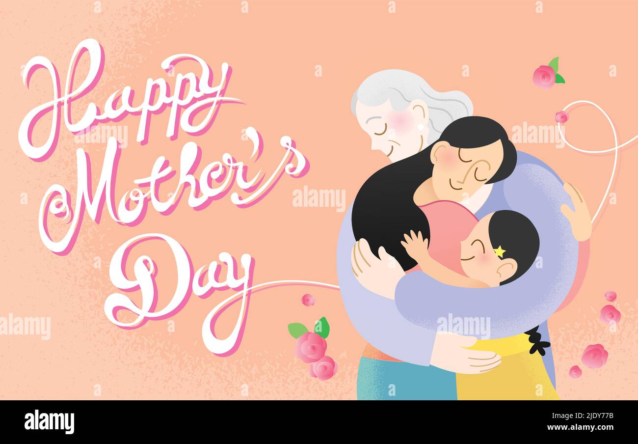 Vivid Grandmother Mothers Day Card Image for Mobile Vivid Grandmother Mothers Day Card Image for Mobile