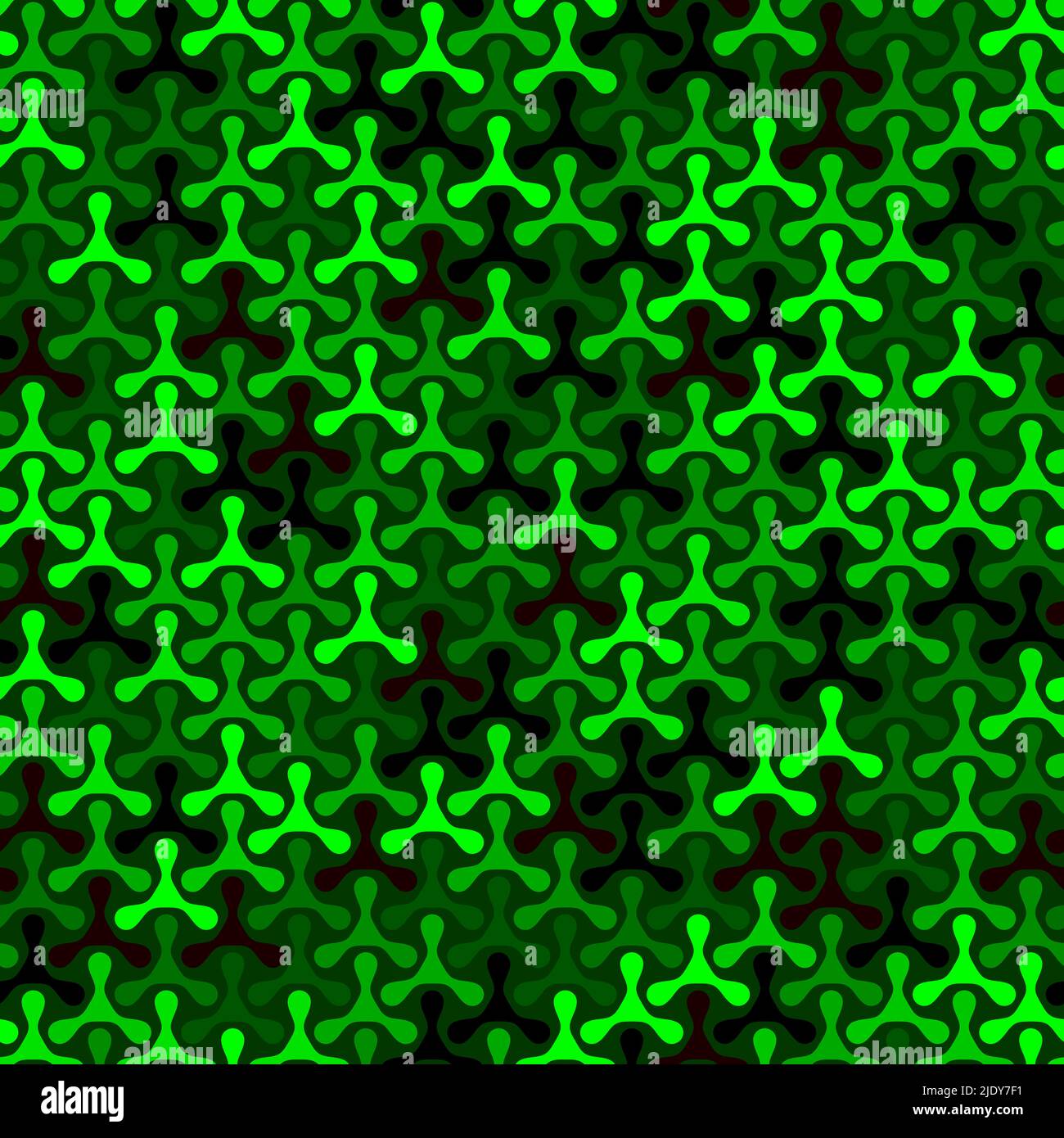 Seamless Geometric Emerald Triangles on Black Background Vector Pattern Stock Vector