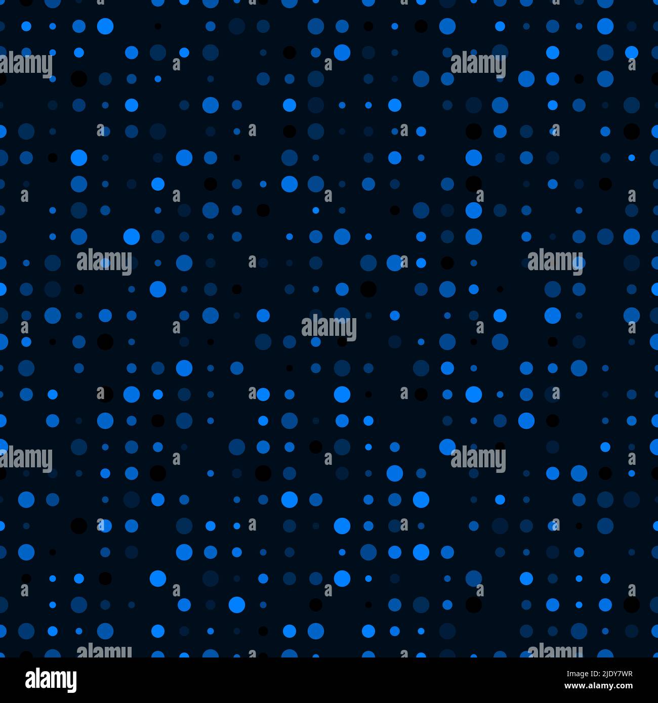 Seamless pattern colored chaotic circles. Abstract modern endless background Stock Vector