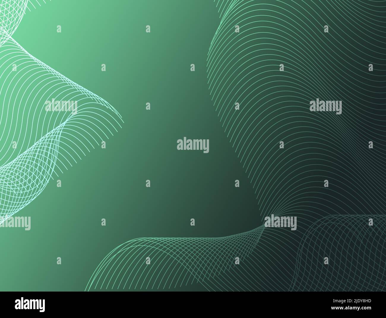 Abstract green wave background and texture, technology graphic design ...