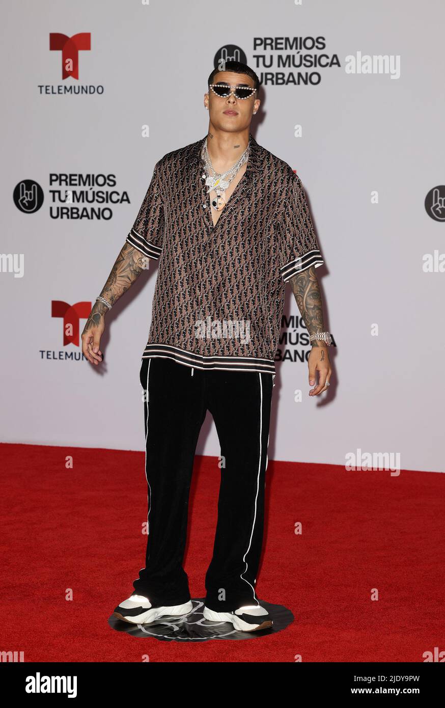 SAN JUAN, PUERTO RICO - JUNE 23: Lunay attends Premios Tu Música Urbano