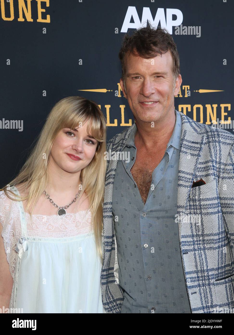 23 June 2022 - Los Angeles, California  -  Harlow Jane, Thomas Jane,  The premiere of Murder At Yellowstone City  held at The Harmony Gold  in Los Angeles. (Credit Image: © Fs/AdMedia via ZUMA Press Wire) Stock Photo