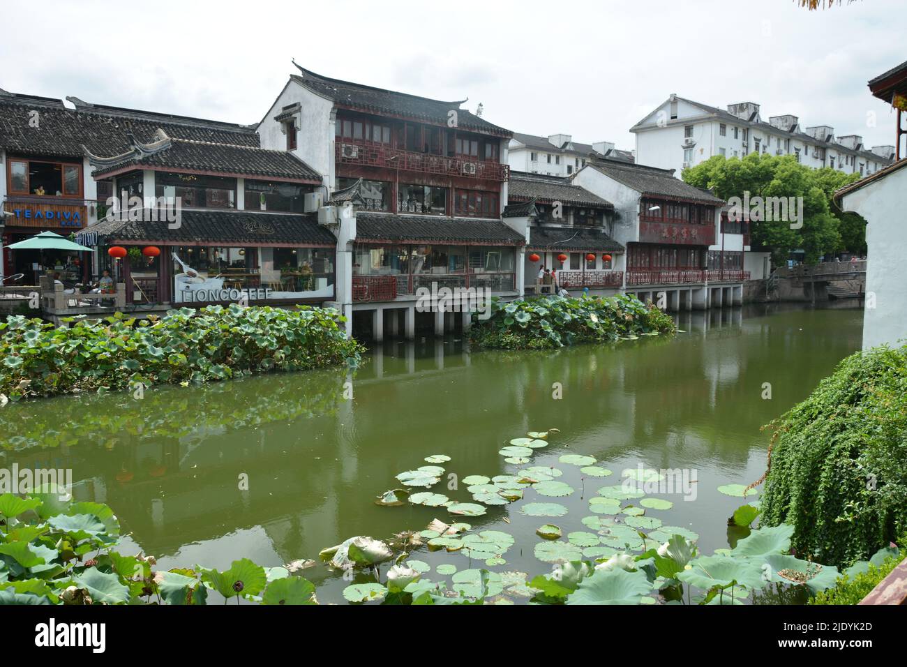 Minhang Explore Qibao - an ancient water town in Shanghai metro area Stock ...
