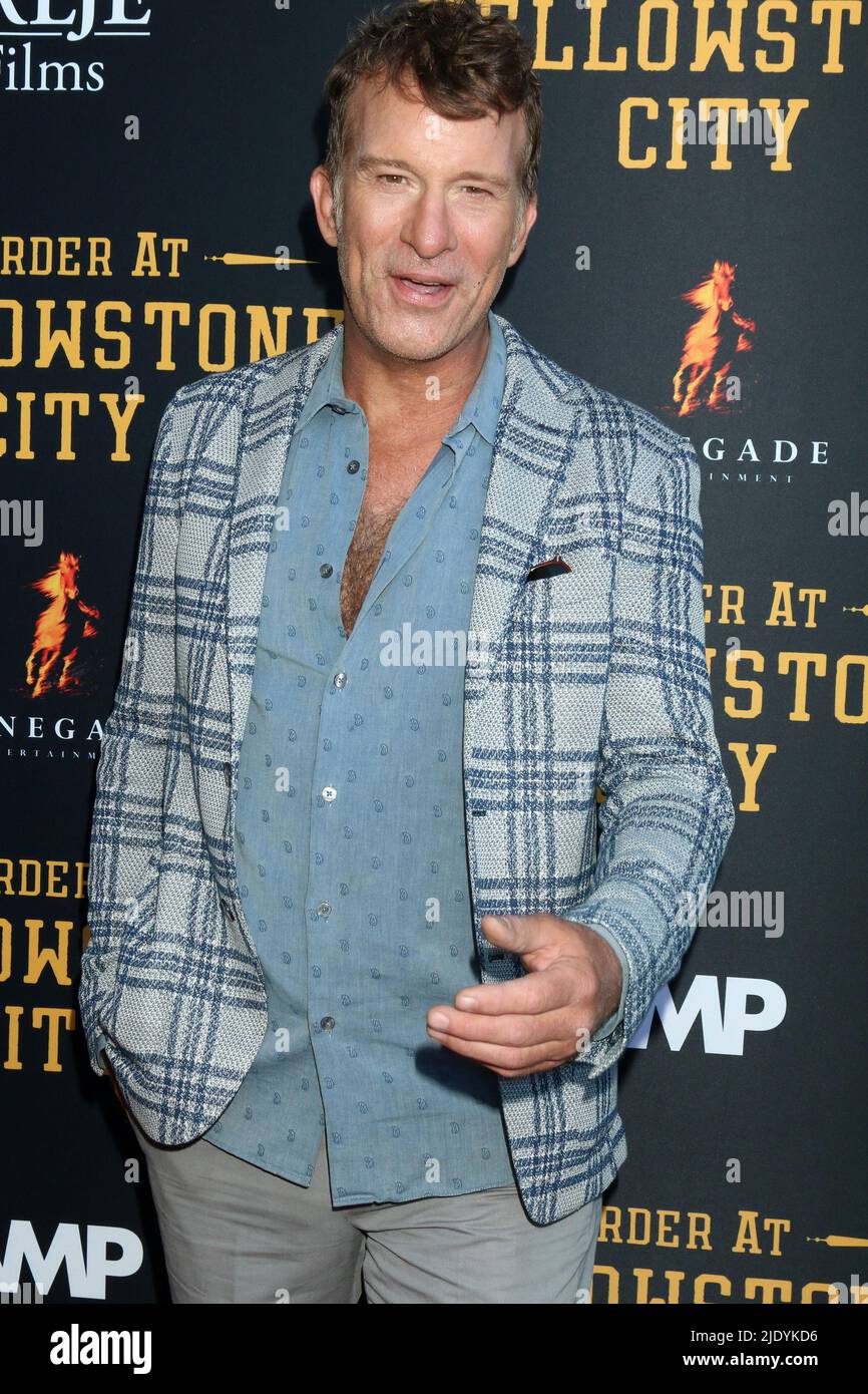 LOS ANGELES - JUN 23:  Thomas Jane at Murder At Yellowstone City Premiere at the Harmony Gold on June 23, 2022 in Los Angeles, CA Stock Photo
