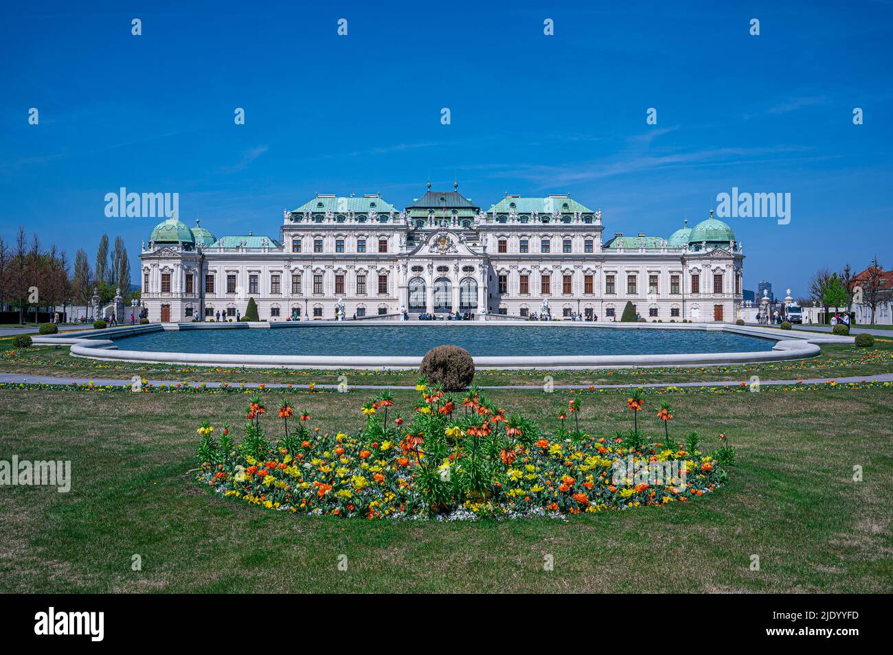Upper Belvedere palace in Vienna, Austria Stock Photo